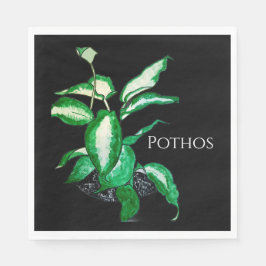 Pothos Plant Stenen Onderzetter Servet