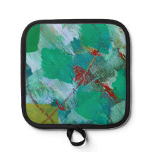 Pothouder in marmerontwerp