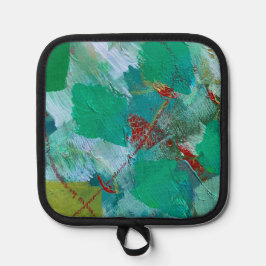 Pothouder in marmerontwerp pannenlap