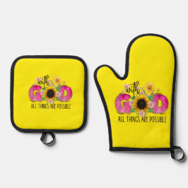 Pothouder Ovenwant & Pannenlap Set