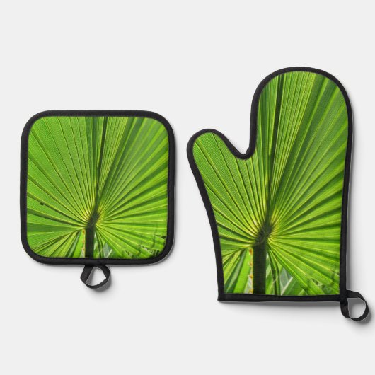 Pothouder Set - Palmblad (Voorkant)