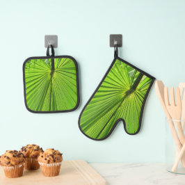 Pothouder Set - Palmblad