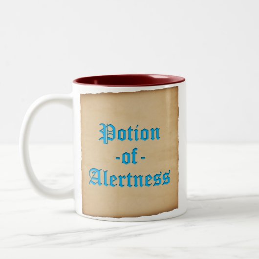 Potie van Alertness Mok (oud Engels, perkament) (Links)