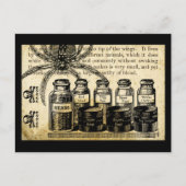 Poties Spider Bot Kruis giftig Briefkaart (Voorkant)