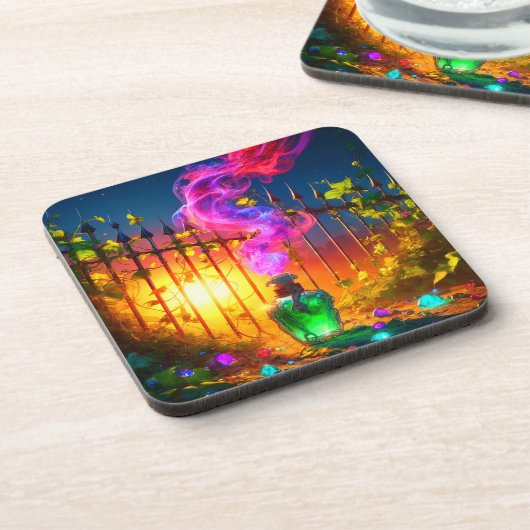 Potion Art Bier Onderzetter (Linkerzijde)