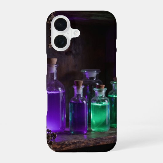 Potion Bottles Witch Apothecary Case iPhone 16 Hoesje (Achterkant)