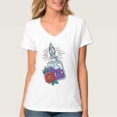Potion Fles and Flower T-shirt (Voorkant)