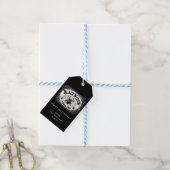 Potion Halloween-feest Zwarte Weduwe Web Cadeaubij Cadeaulabel (Met Touw)