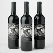Potion Halloween Party Witch's Brew Wine Label Wijn Etiket (Flessen)