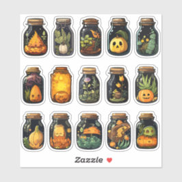Potion Ingrediënten Halloween Stickers