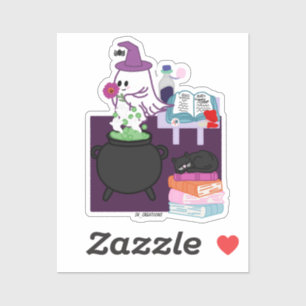 Potion Making Ghost Sticker