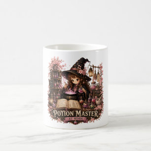 Potion Meester Aan Het Werk Schattige Fantasy Heks Koffiemok