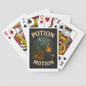 “Potion Motion” – Whimsical Witchy Halloween  Pokerkaarten (Achterkant)
