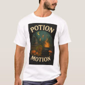 “Potion Motion” – Whimsical Witchy Halloween  T-shirt (Voorkant)