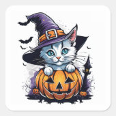 Potion van Cuteness Vierkante Sticker (Voorkant)