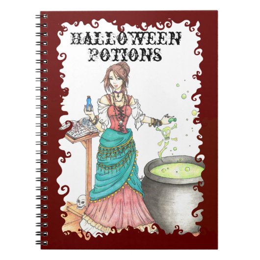 Potions Mistress — Recipe/Notebook Notitieboek (Voorkant)