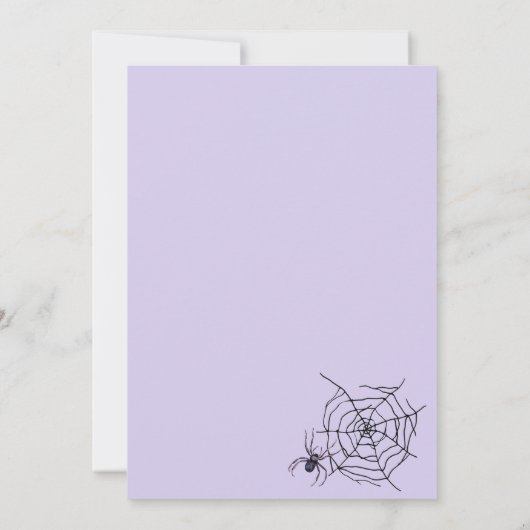 Potions Pumpkin Ghost Witch Pet Halloween Party Kaart (Achterkant)