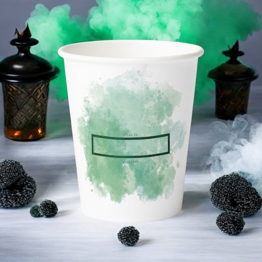 Potions, spreuken en magische heksen ketel Hallowe Papieren Bekers