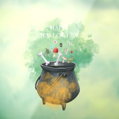 Potions, spreuken en magische heksen ketel Hallowe Raamsticker (Vel 3)