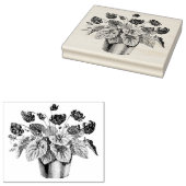  potje Afrikaanse Violet Rubber Kunststempel Rubberstempel (Gestempeld)