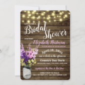 Potje Delpheniums en Lichten Rustiek Vrijgezellenf Kaart (Voorkant)