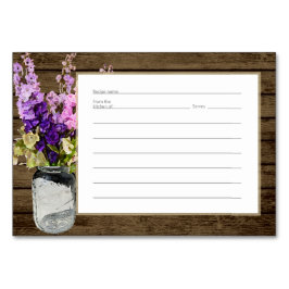 Potje Delpheniums Rustiek Recept Kaart