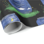 Potje met sterren cadeaupapier (Rol Hoek)