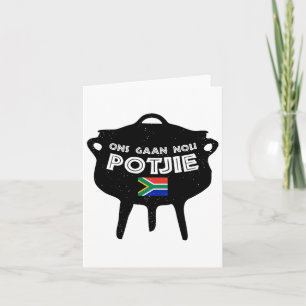 Potjie Zuid-Afrika Potjiekos Stew Brai Kaart