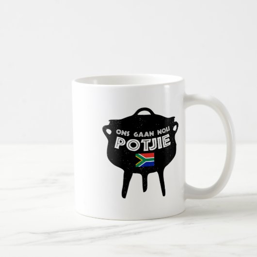 Potjie Zuid-Afrika Potjiekos Stew Brai Koffiemok (Rechts)