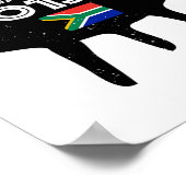 Potjie Zuid-Afrika Potjiekos Stew Brai Poster (Hoek)