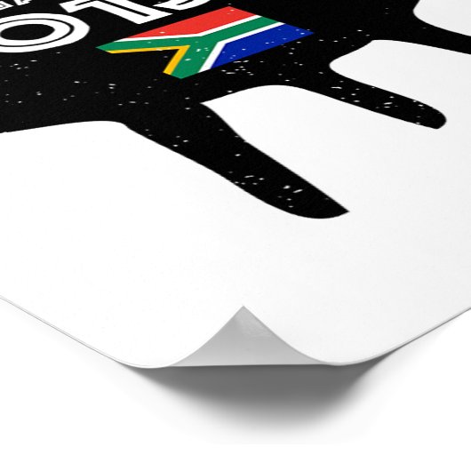 Potjie Zuid-Afrika Potjiekos Stew Brai Poster (Hoek)