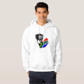 Potjiekos houdt van Zuid-Afrikaanse vlaggengiften Hoodie (Voorkant volledig)
