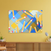 Potloden Canvas Afdruk (Insitu (Woonkamer))