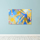 Potloden Canvas Afdruk (Insitu (Houten vloer))
