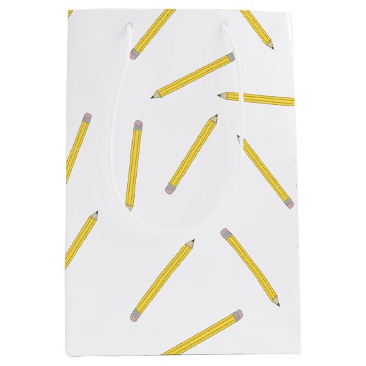 Potloden Terug naar schoolbenodigdheden Eerste dag Medium Cadeauzakje (Voorkant)