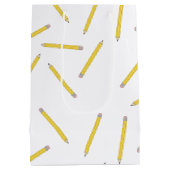 Potloden Terug naar schoolbenodigdheden Eerste dag Medium Cadeauzakje (Achterkant)