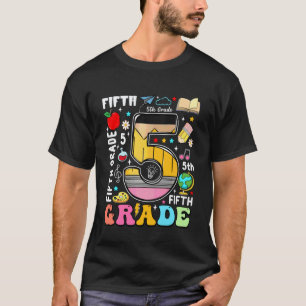 Potlood 5 Vijfde klas terug naar school leraren ki T-shirt