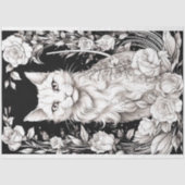 Potlood Art Cat 3 Decoupage papier (Voorkant)