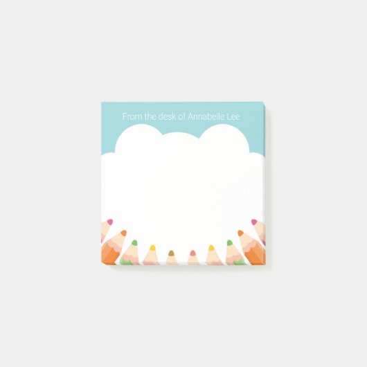 Potlood Cloud to Post-it Notes (Voorkant)