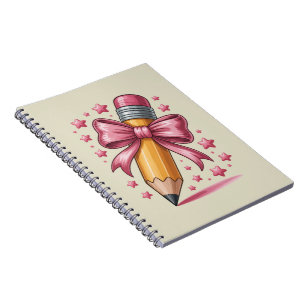 Potlood Coquette Strik Leraar Waardering School Notitieboek
