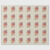 Potlood Coquette Strik Leraren Waardering School Cadeaupapier (Vlak)