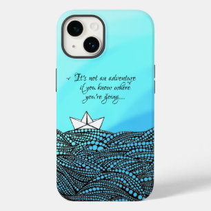 Potlood Drage Papierboot   motivatie prijsopgave Case-Mate iPhone 14 Hoesje