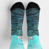 Potlood Drage Papierboot | motivatie prijsopgave Sokken (Top)