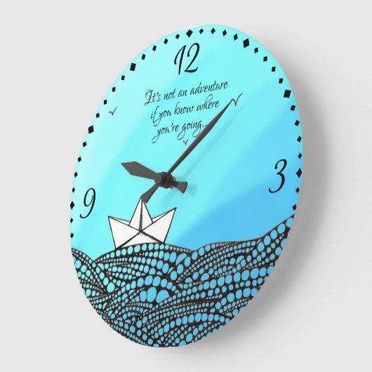 Potlood Drage Papierboot | motivatie woorden Grote Klok (Hoek)