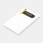 Potlood Een notitie van de leraar Post-it® Notes (Schuin)