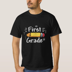 Potlood Eerste Leerjaar Terug naar School Leerling T-shirt