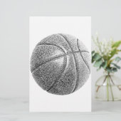 Potlood Effect Basketbal Briefpapier (Staand voorkant)