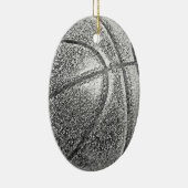 Potlood Effect Basketball Keramisch Ornament (Rechts)