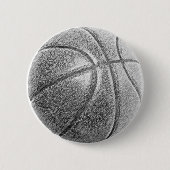 Potlood Effect Basketball Ronde Button 5,7 Cm (Voorkant)