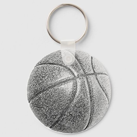 Potlood Effect Basketball Sleutelhanger (Voorkant)